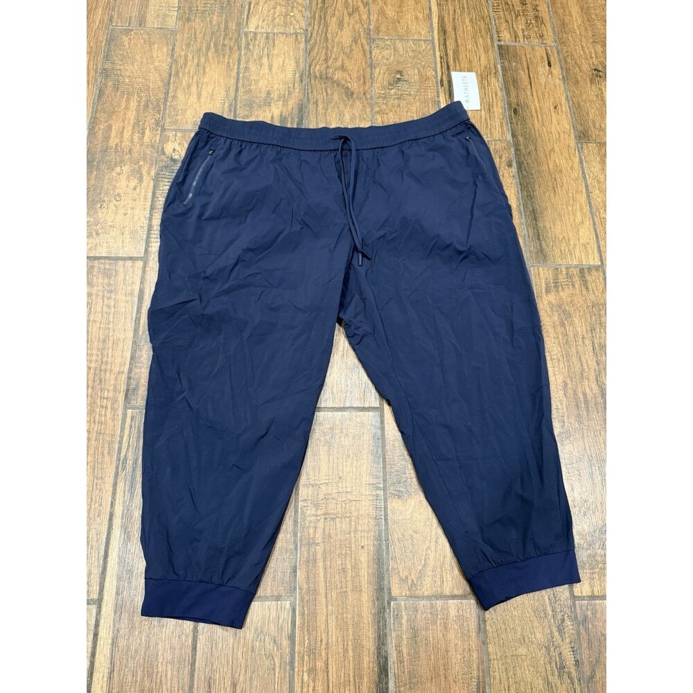 Athleta Trekkie North Joggers Navy Blue High Rise Hiking Pants Womens 3X NWT